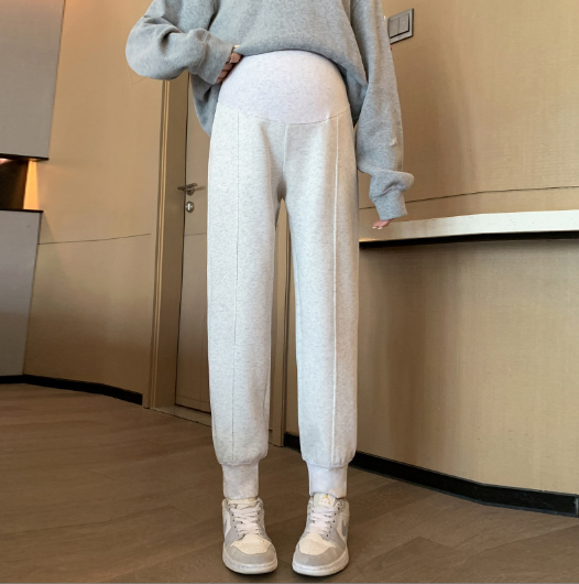 爆款孕婦褲【白灰色M-2XL碼】（下單後聯絡客服確認發貨尺碼）