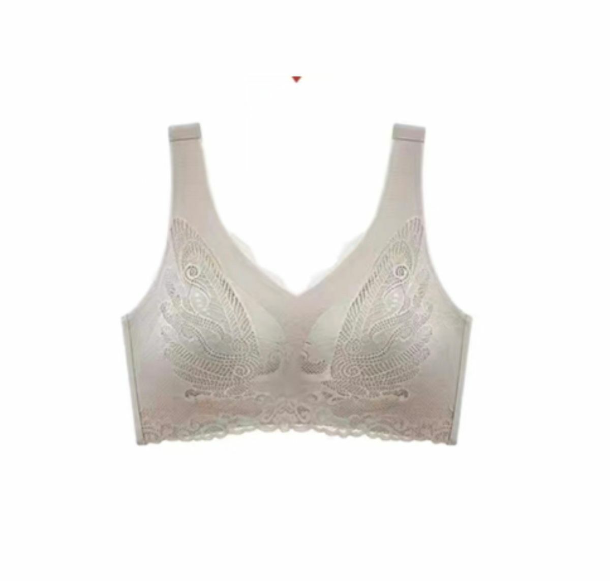 爆款蚕絲透氣乳膠無痕無鋼圈防下垂內衣/胸圍/文胸（膚色X XL碼）130-150磅-85CD-90B適用