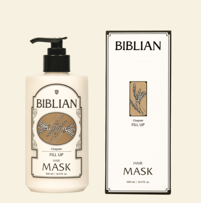 BIBLIAN 小麥金萃絲光髮膜 500ml