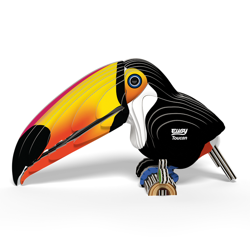 EUGY 3D Cardboard Kit Set Model - 115 Toucan