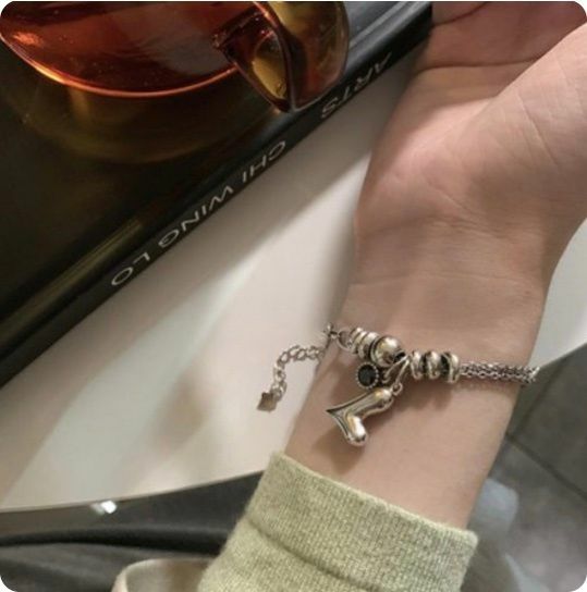 熱賣复古個性抽象愛心手鏈（抽象愛心）
