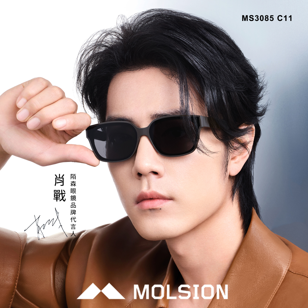 【MOLSION】MS3085 C11 窄方框太陽眼鏡(偏光鏡片) #肖戰配戴款