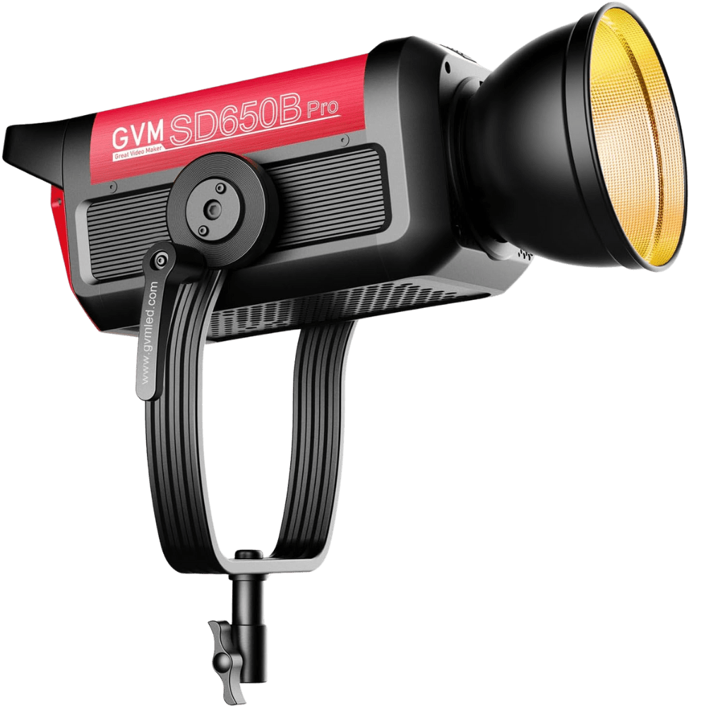GVM PRO-SD650B 650W Waterproof Bi-Color Monolight(V-mount & Mesh Bluetooth)