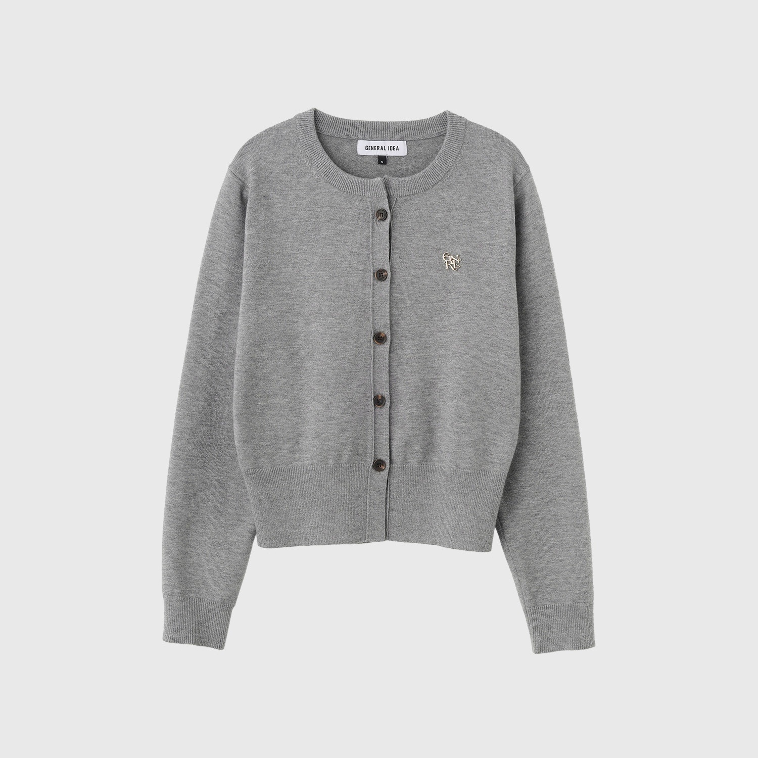 [GENERAL IDEA] ESSENTIAL CREWNECK CARDIGAN