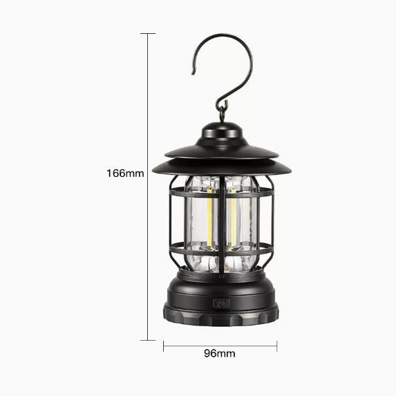 New Camping Tent Atmosphere Retro Horse Lantern [After placing an order, please contact customer service to confirm the delivery color]