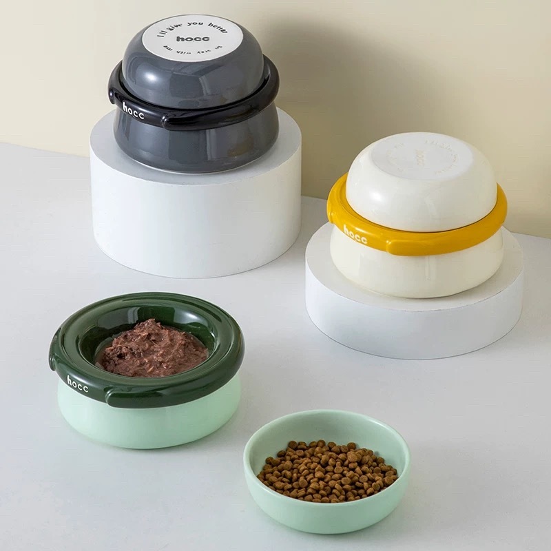 HOCC宠物陶瓷碗 觅果三件套装系列