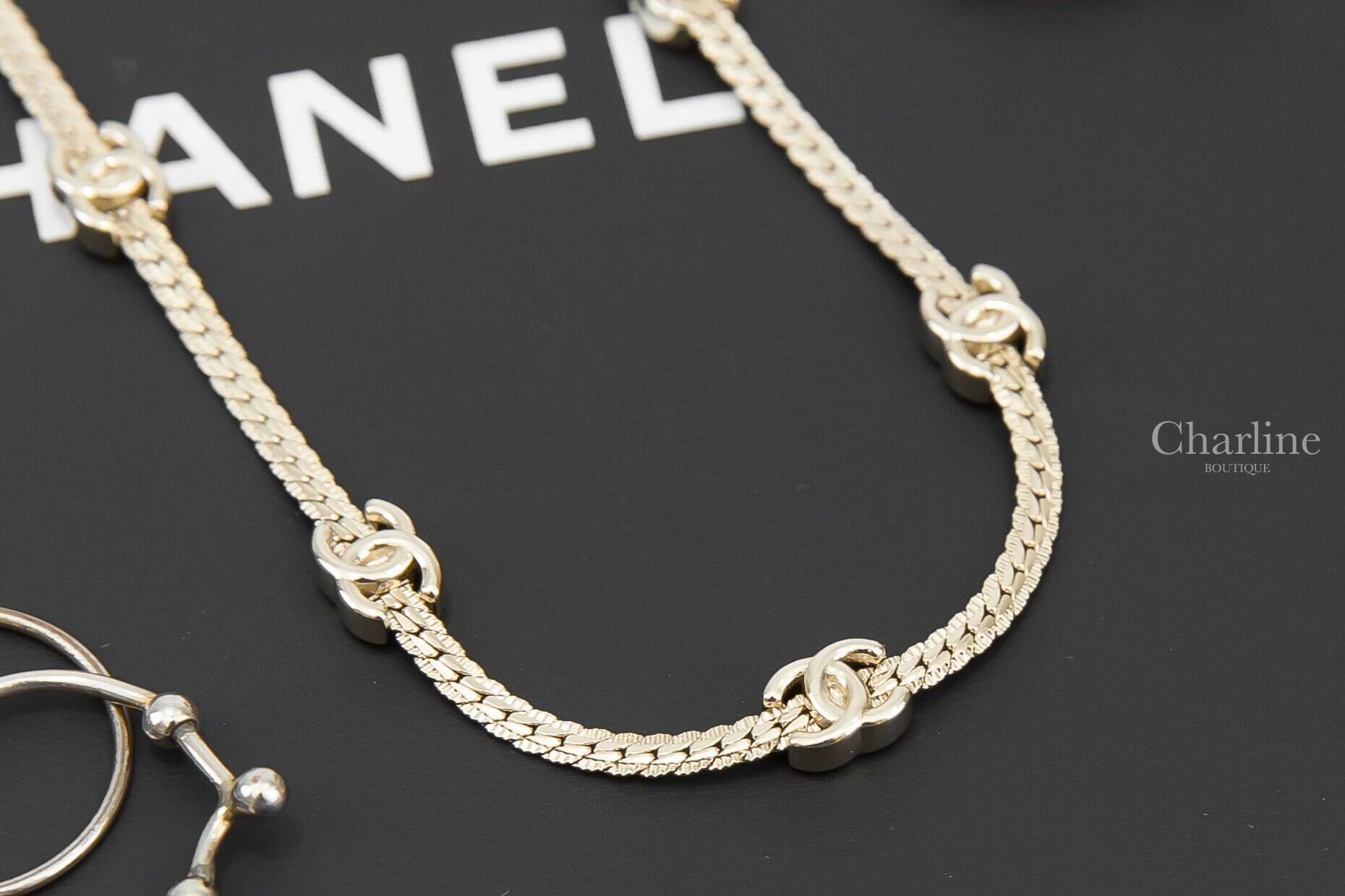 Chanel Necklace 金色七顆CC項鍊