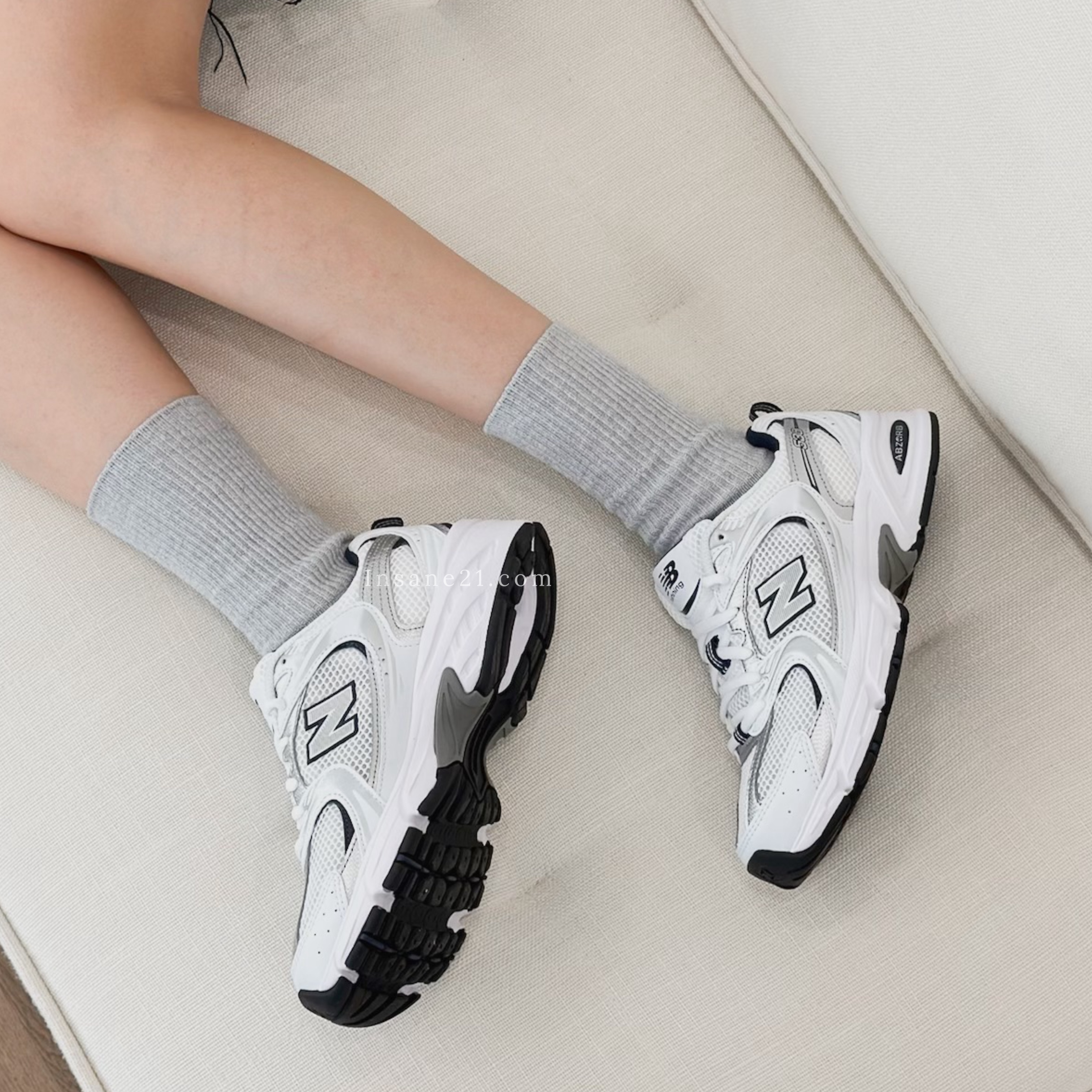 New Balance 530 老爹鞋 白 白銀 黑白 銀 MR530SG