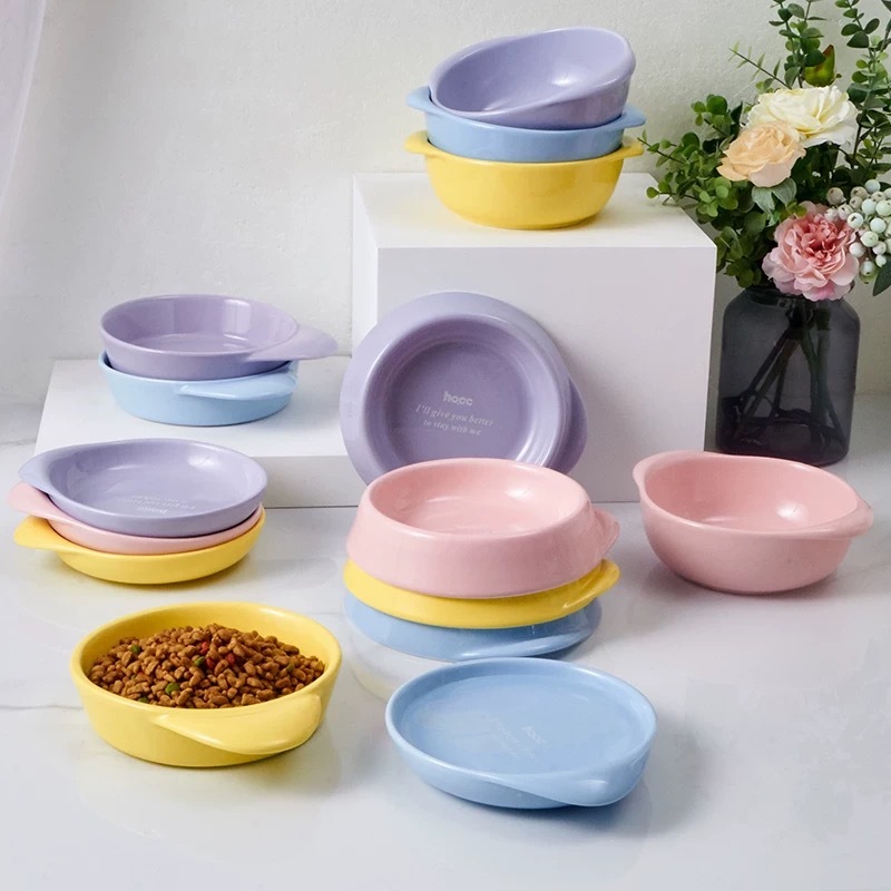 HOCC宠物陶瓷碗  彩色碟系列