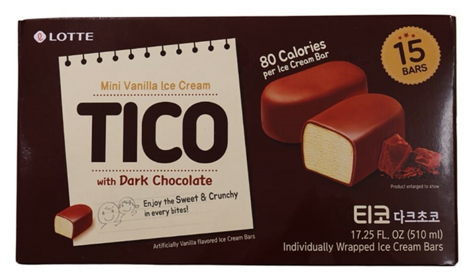 E3: 樂天 -  Tico 迷你 (特濃朱古力) 牛奶雪糕批家庭裝 (15粒裝)