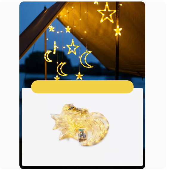 New Atmosphere Decorative Light Strip (Xinghug Moon [USB+ Battery Dual-purpose Model]_3.5m)