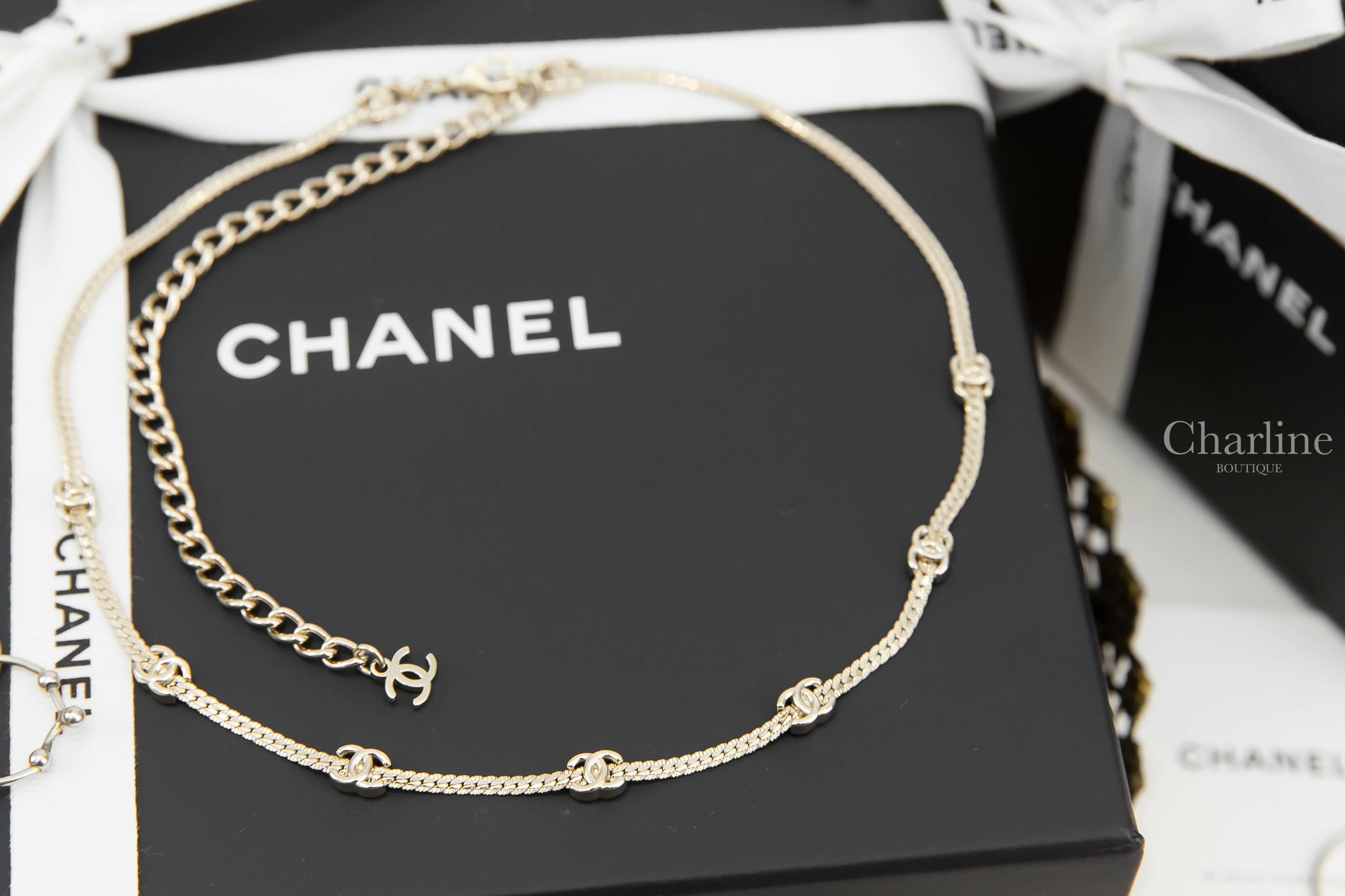 Chanel Necklace 金色七顆CC項鍊-Charline Boutique 精品代購