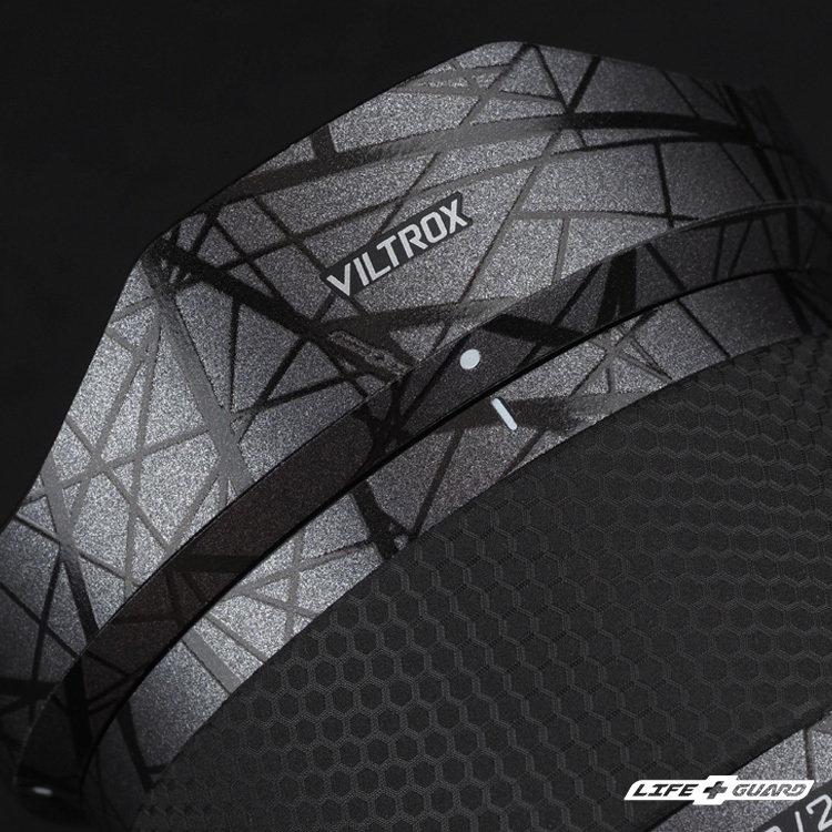 交織灰貼膜質感特寫，LIFE+GUARD 設計風格