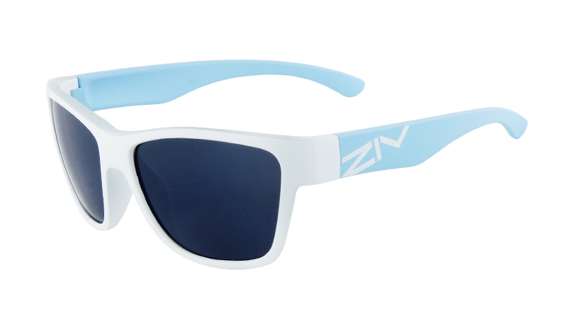 BOUNCY 孩童太陽眼鏡/霧白+霧藍框