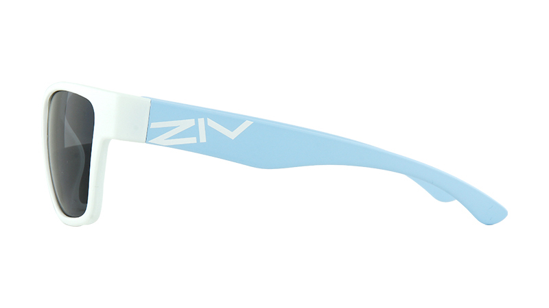 BOUNCY 孩童太陽眼鏡/霧白+霧藍框