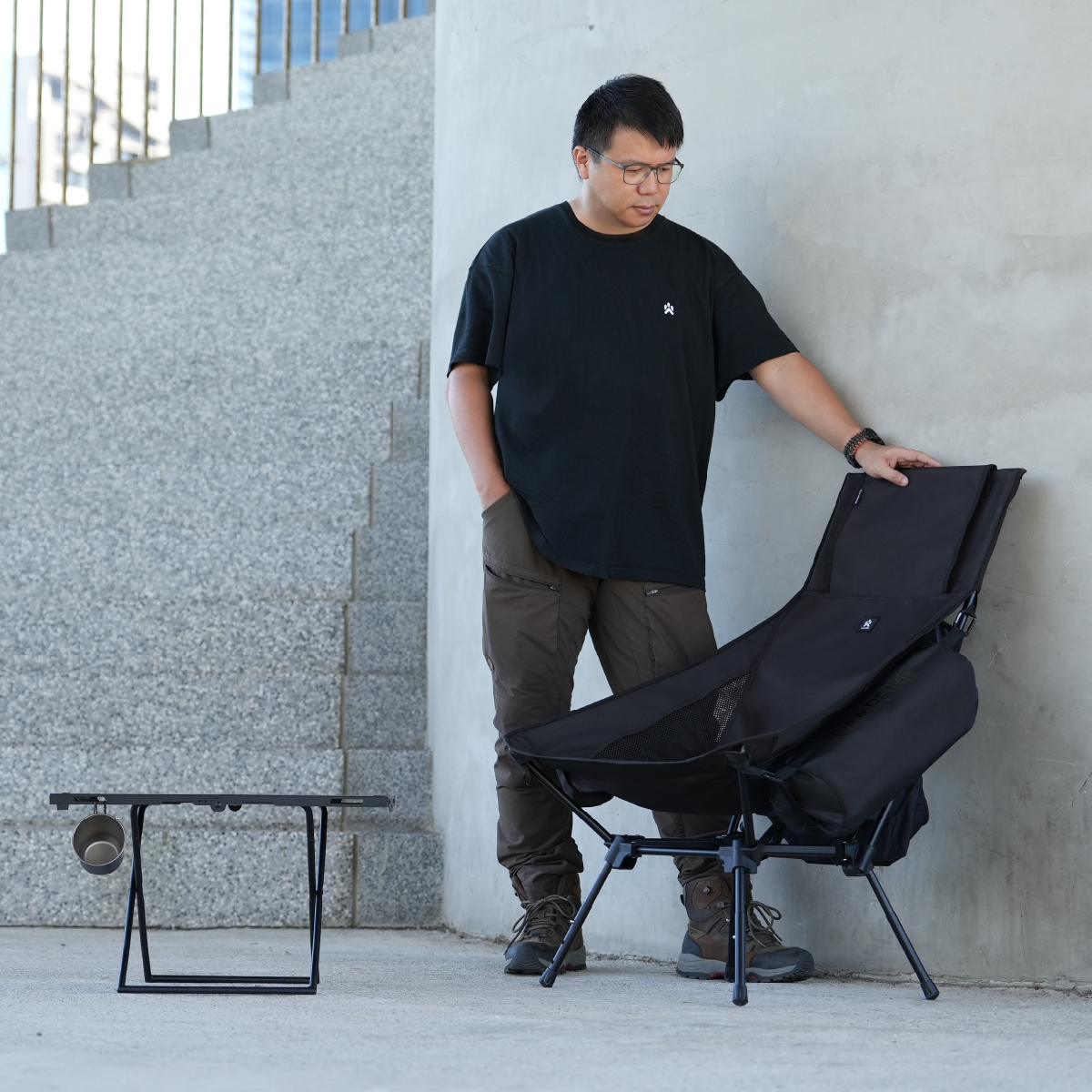 【CAMPFIRE 營火部落】戰壘高背露營椅