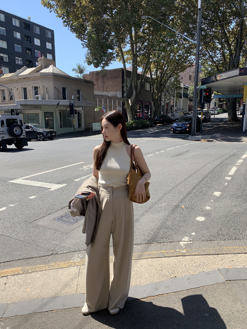 🇰🇷寬版率性西裝褲