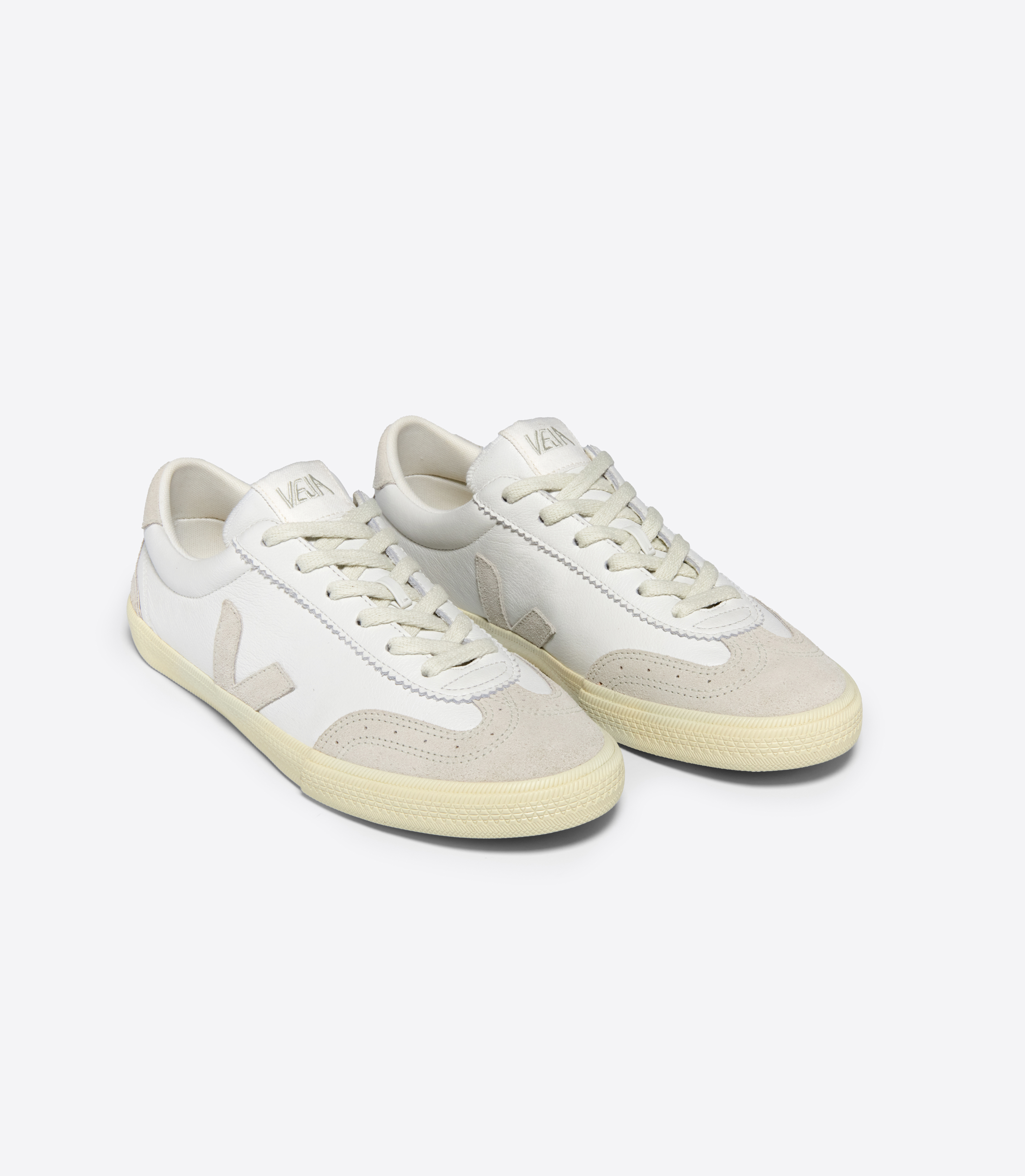 VEJA 復古休閒鞋｜Volley  (白/灰白)