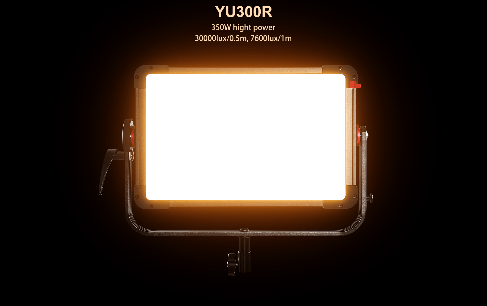 GVM YU300R Led Video Lights Panel Rgb And Bi-Color Studio Light