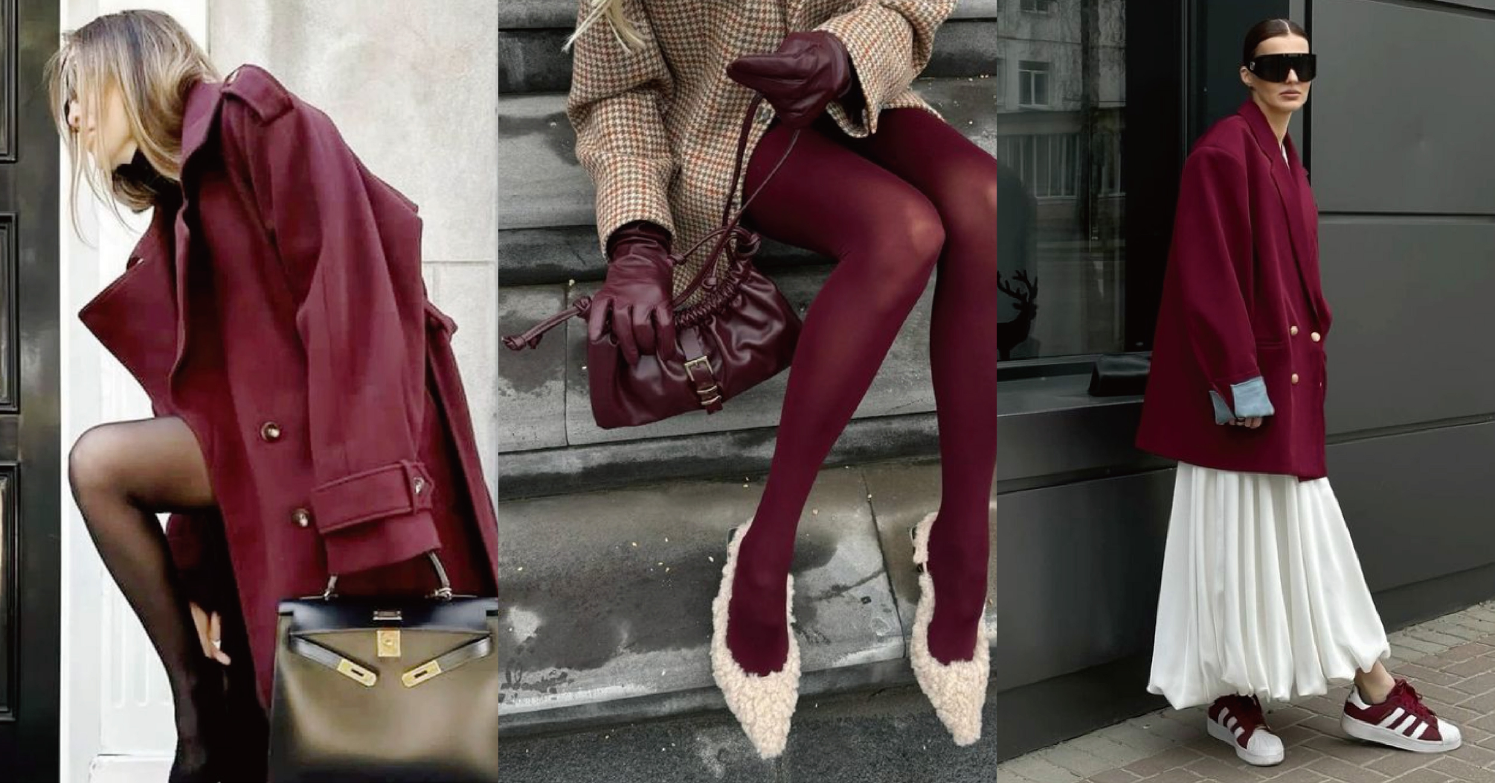 2024 秋冬新色『勃艮第酒紅、橄欖綠』 低調卻蘊含高雅的浪漫，今年秋冬回歸了更基礎的色調， 彩度明度皆下降、是更接近溫暖的顏色。