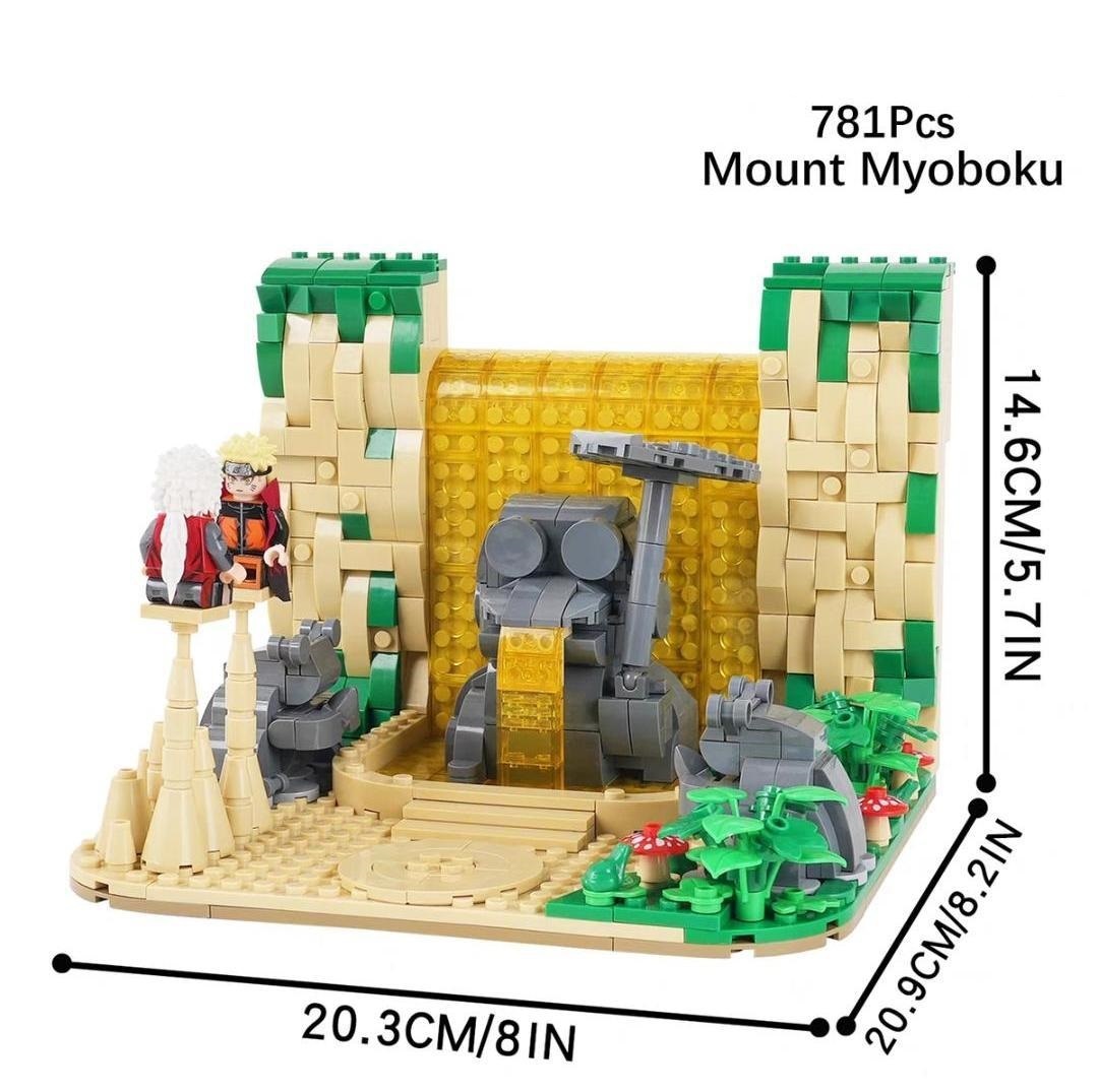 MOC Naruto Mount Myoboku Minifigs fit Lego MOC1346A