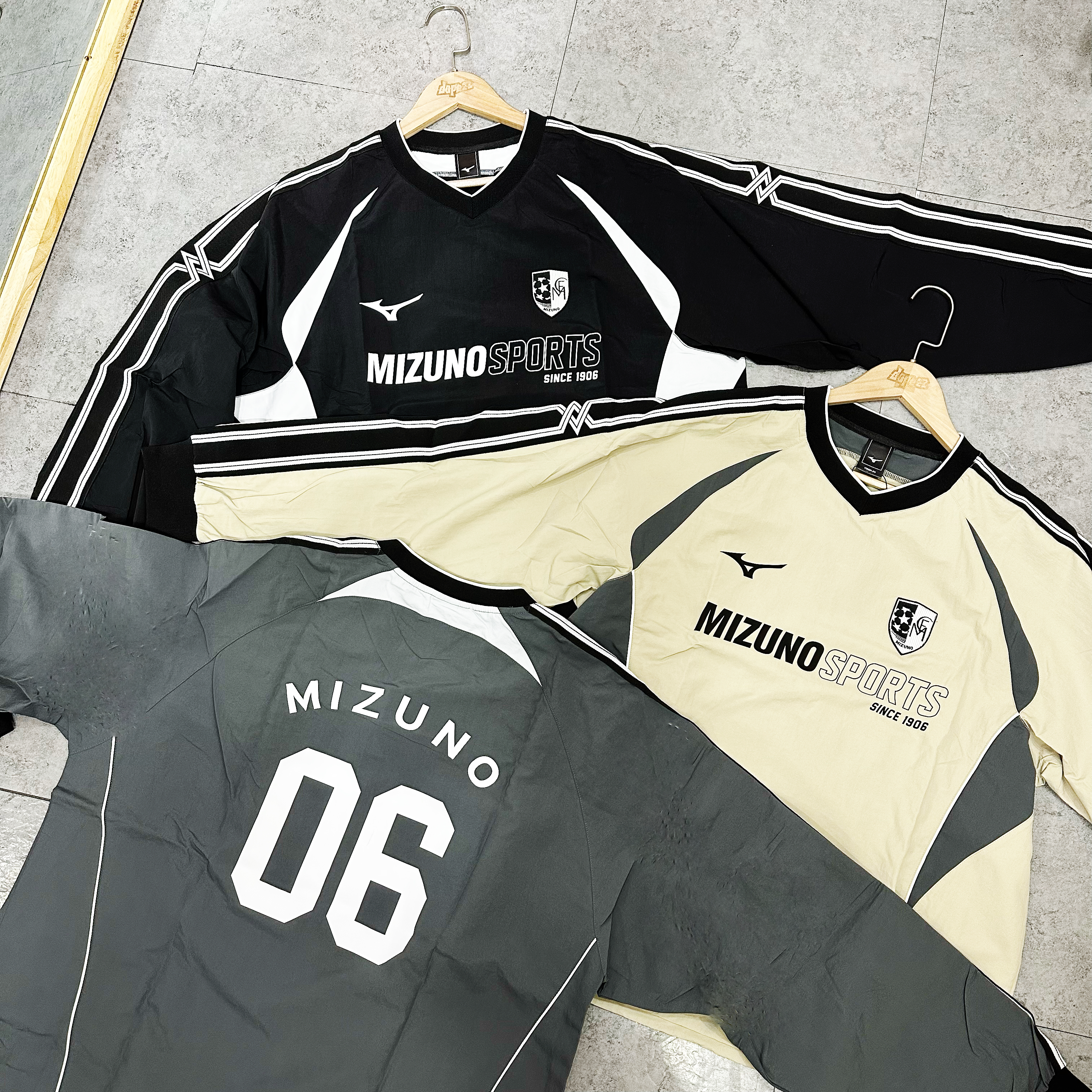 MIZUNO Blokecore LONG SLEEVE SOCCER JERSEY 速乾足球衣 長袖 三色