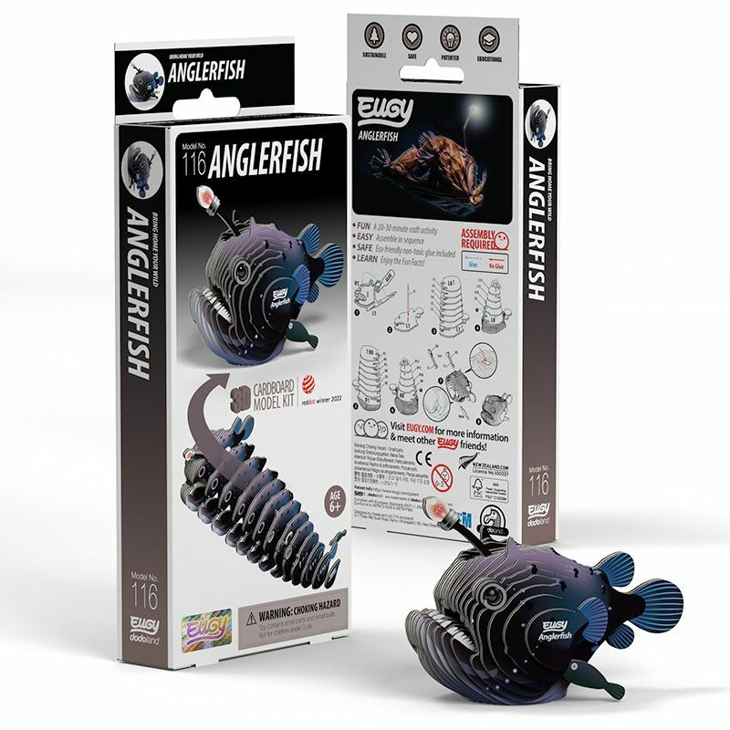 EUGY 3D Cardboard Kit Set Model - 116 Anglerfish