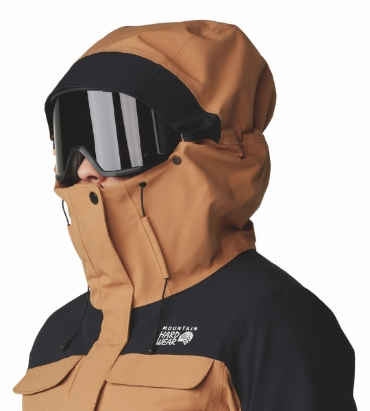 Mountain Hardwear /硬殼防水外套 / 女款 Powder Maven™ Parka / 銅紅土/黑  (MHW2092921257)