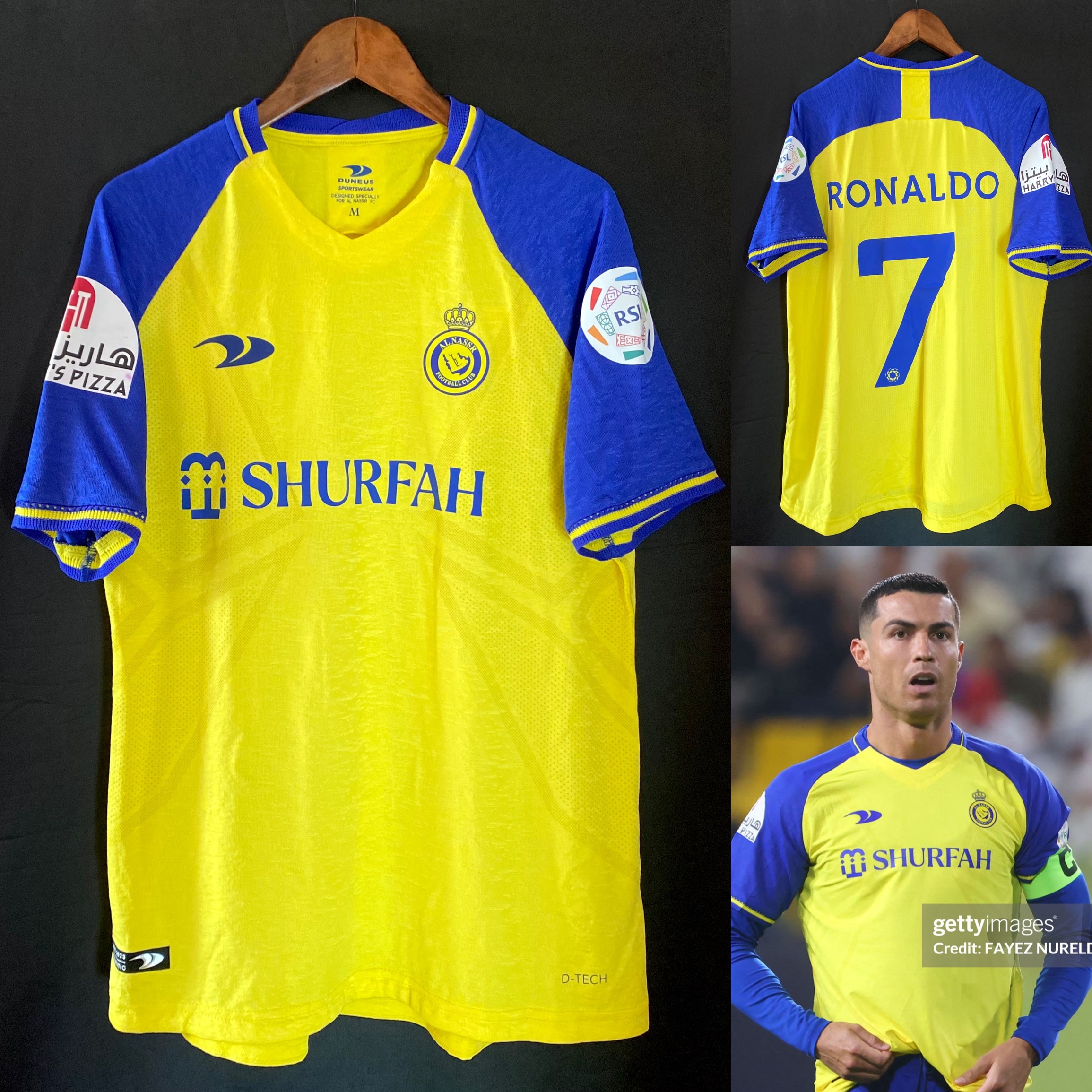 (球員版) 艾納斯 2023 沙特聯 DUNEUS 主場球員版球衣 #7 RONALDO