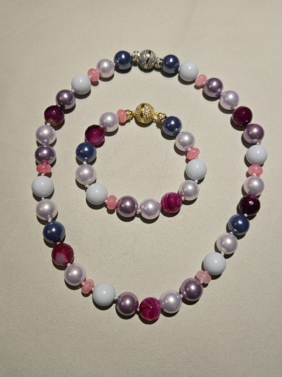 [B] GEMZ & CO NCJS SPAIN PEARLS/CRYSTALS JEWELLERY CHERRY, Z73 (Z73)