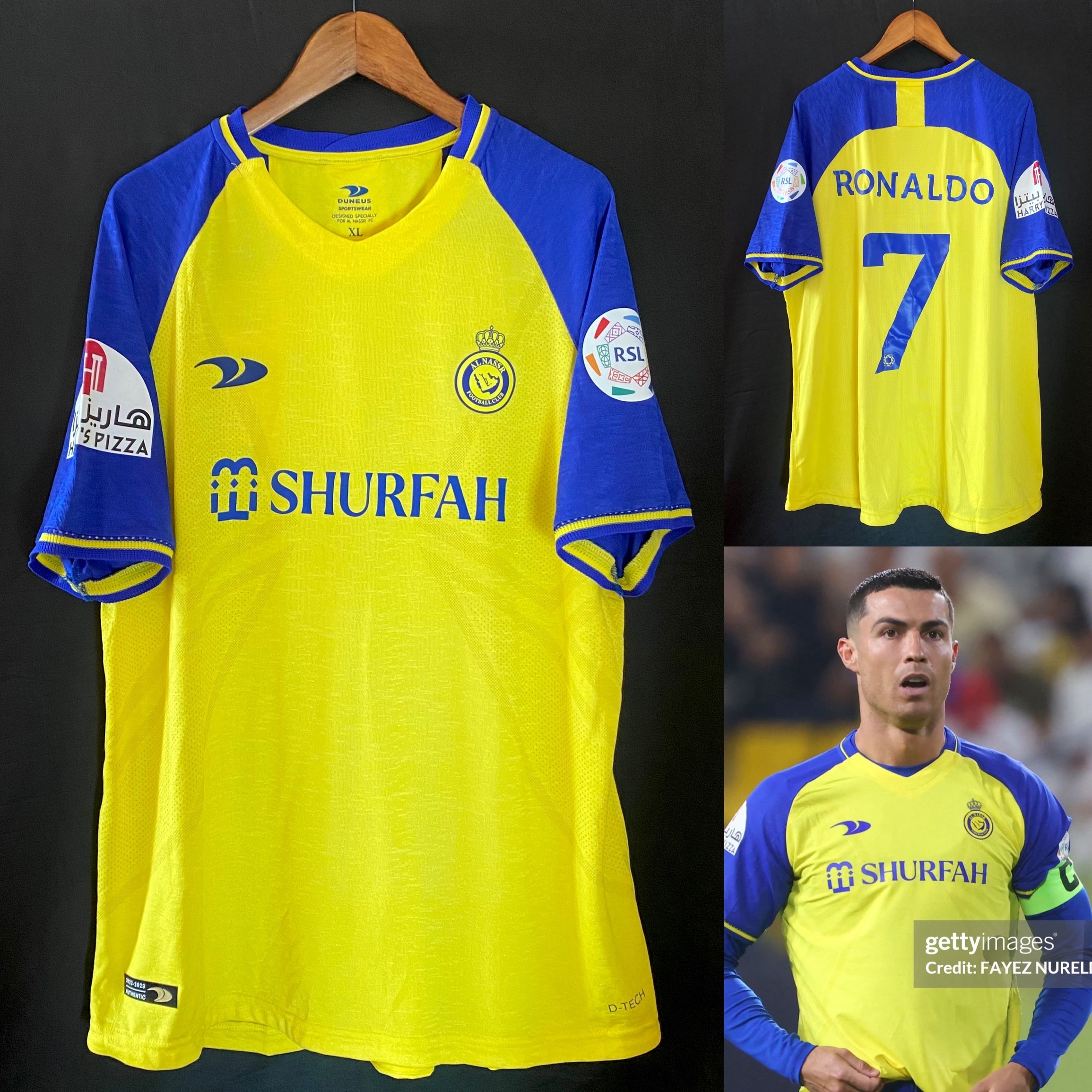 (球員版) 艾納斯 2023 沙特聯 DUNEUS 主場球員版球衣 #7 RONALDO