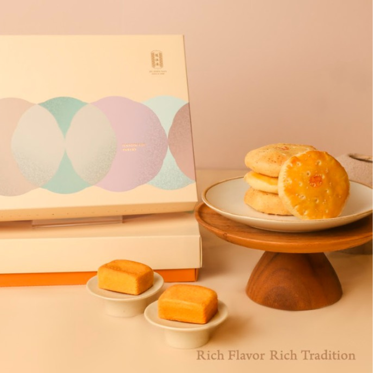【巧饌禮盒】鳳梨酥x太陽餅2種口味 (奶蛋素)｜舊振南