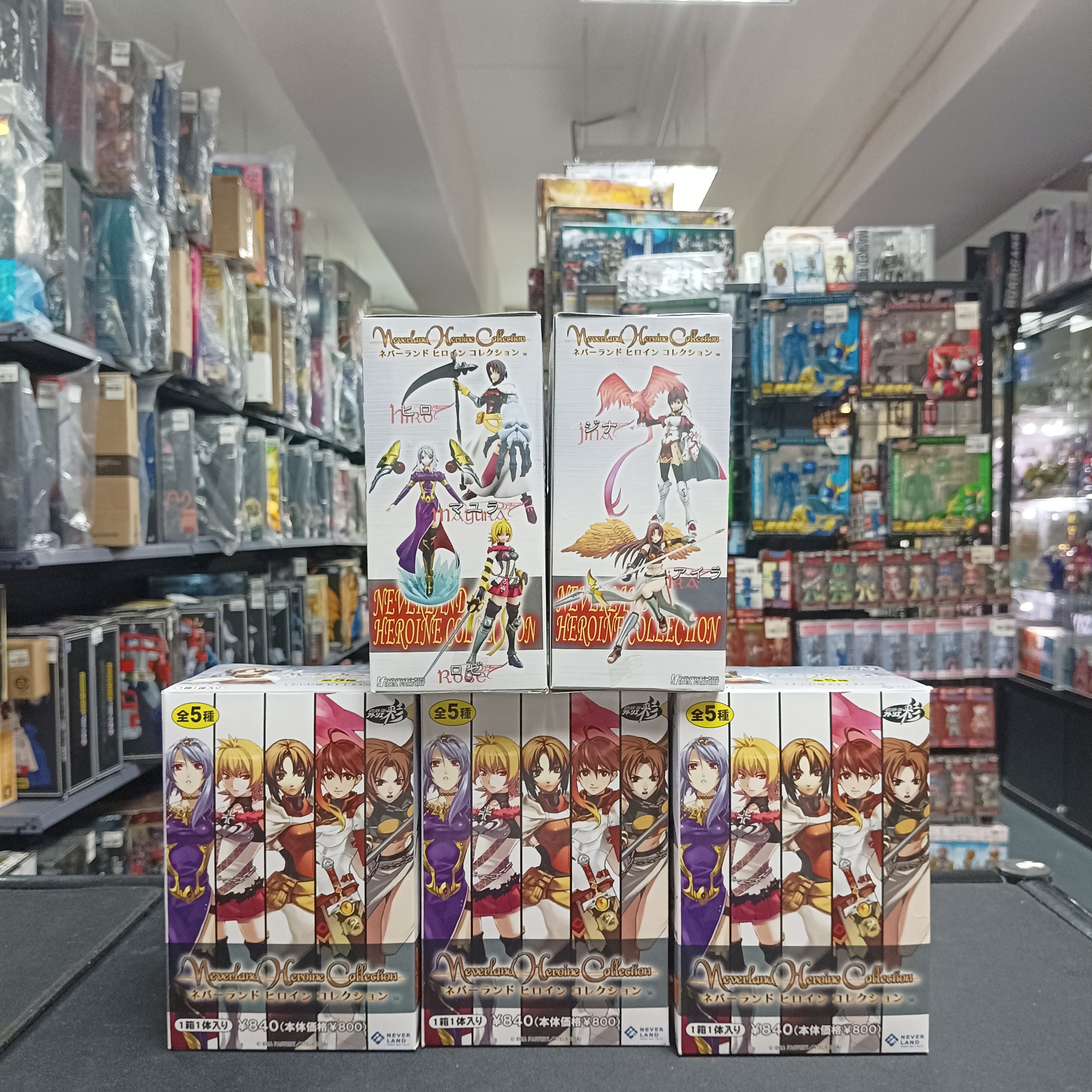 其它-neverland heroine collection figure 聖魔大戰 連一盒特別版