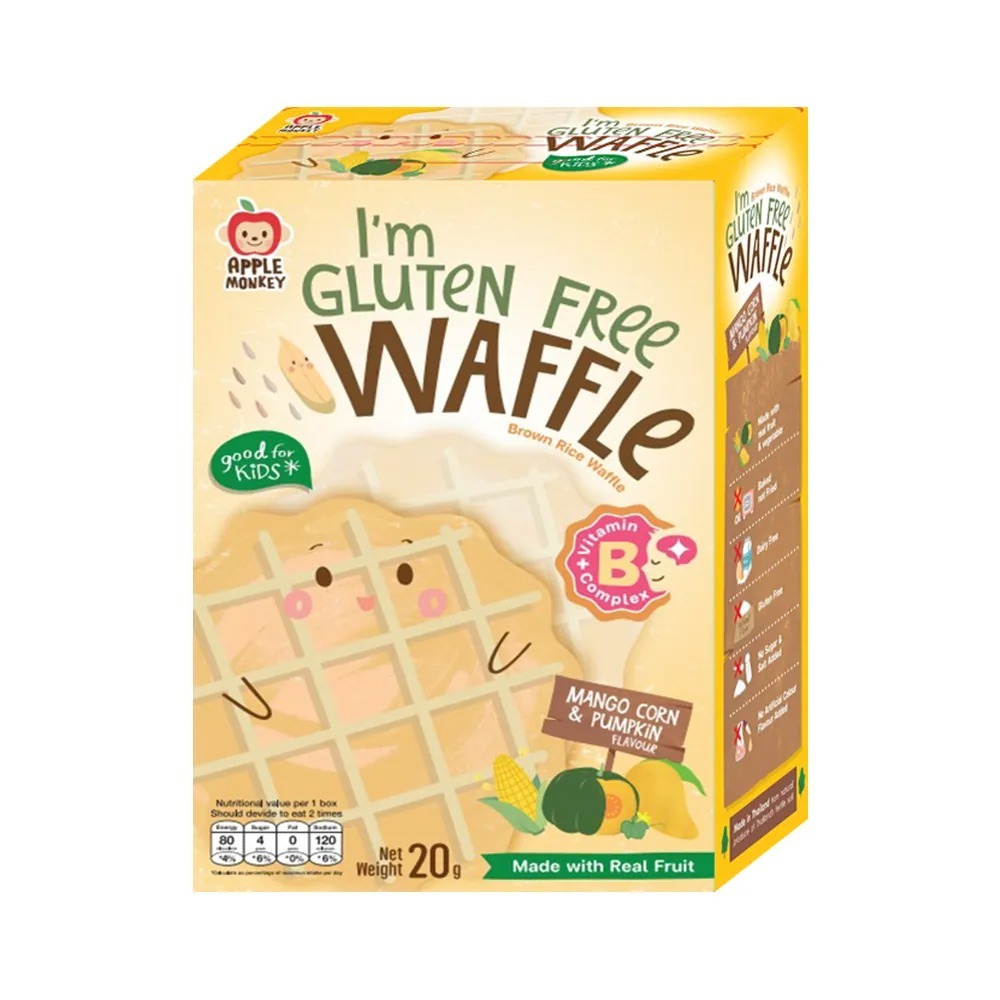 【Apple Monkey】愛啵寶寶 茉莉糙米 小鬆餅 陽光蔬果(20g)