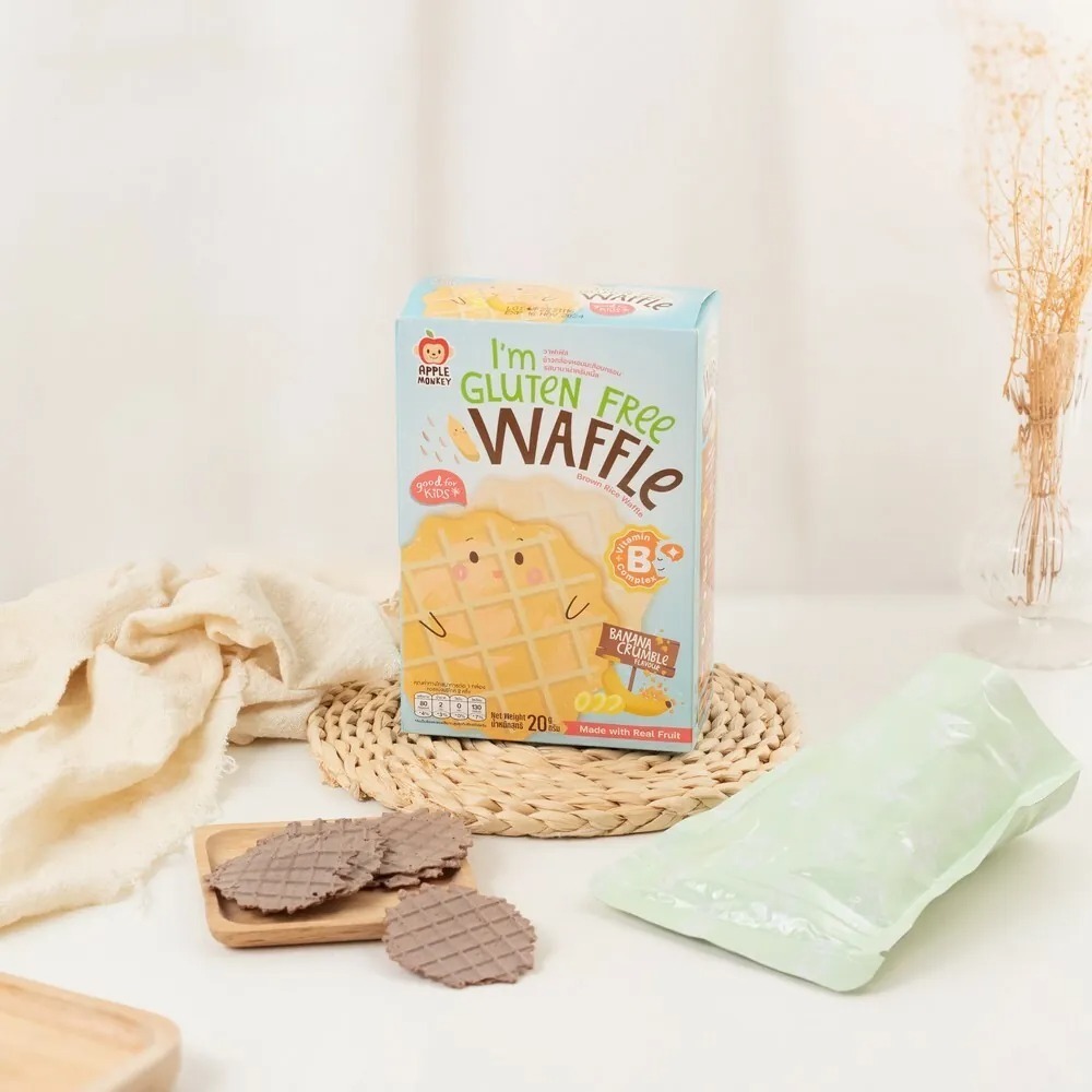 【Apple Monkey】愛啵寶寶 茉莉糙米 小鬆餅 脆甜香蕉(20g)