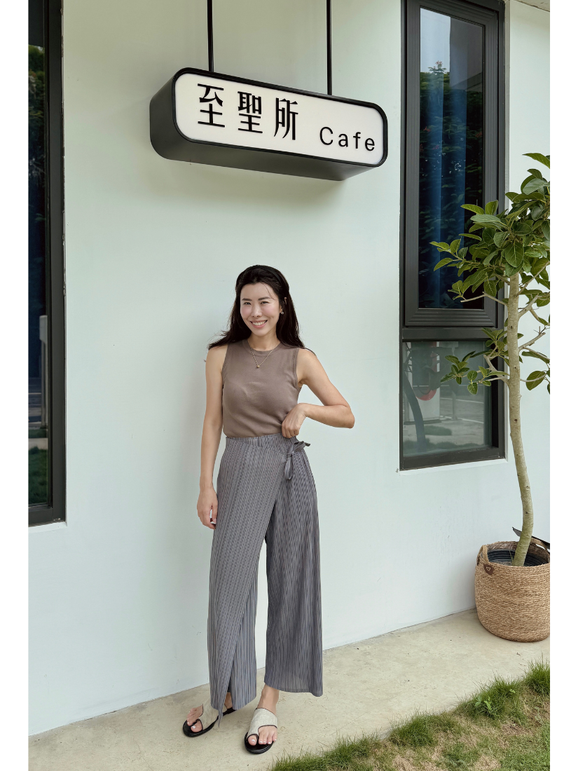 [現貨] Starlight 綁帶百摺褲 [ 5色 / Free ]