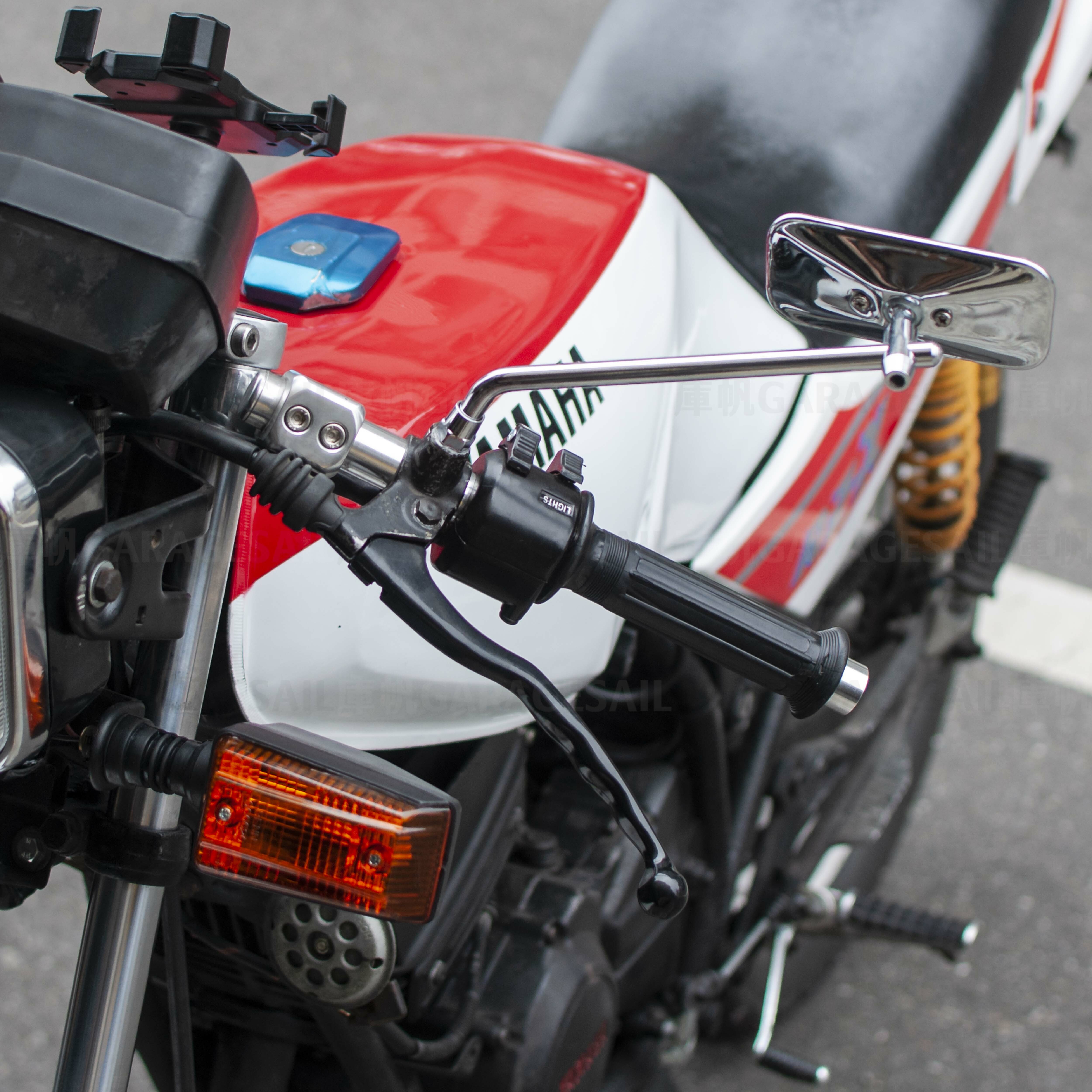 10mm正反牙 一般位置 後照鏡 小長方 - 銀