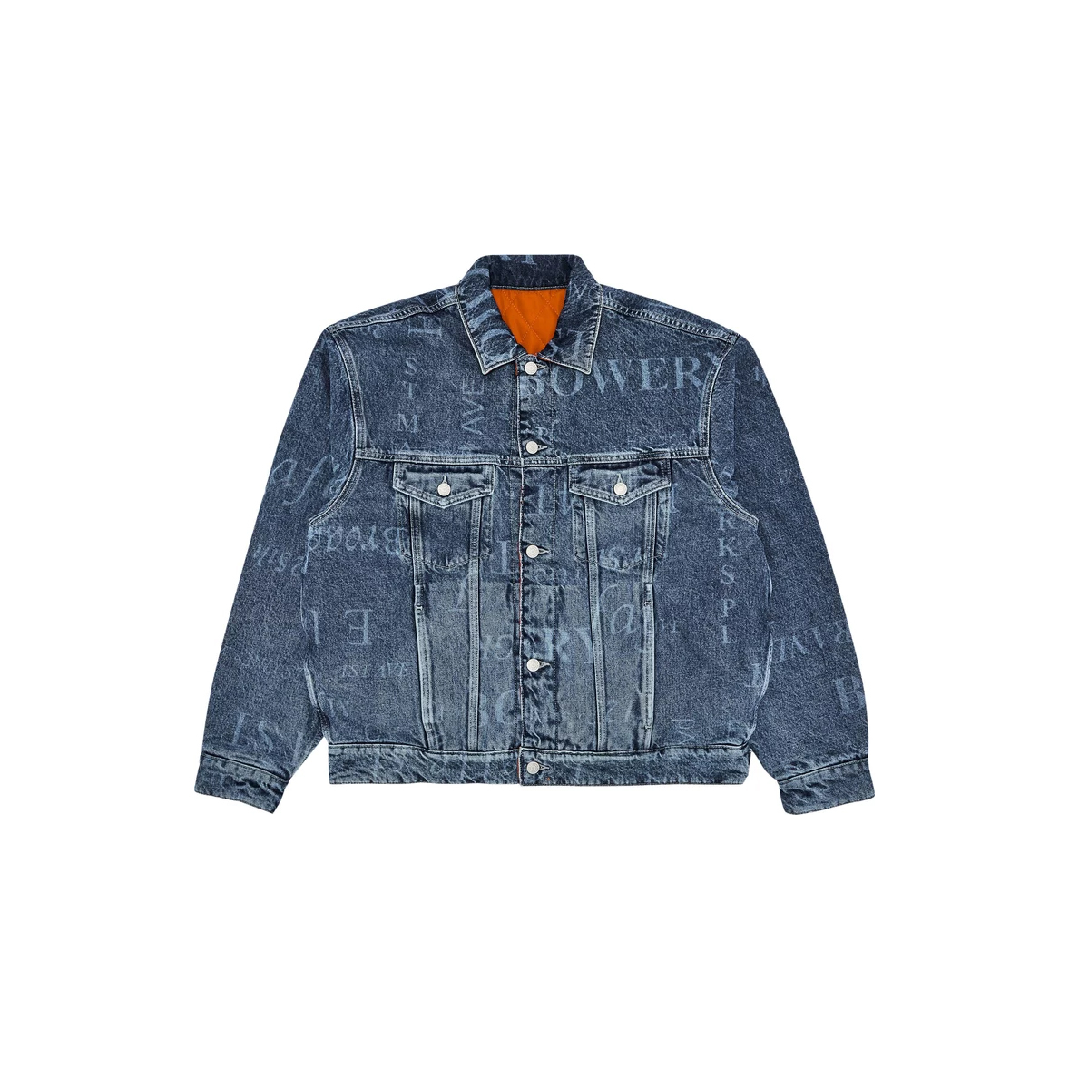 -(B3b05)-SUPREME x MARTINE ROSE REVERSIBLE TRUCKER JACKET "WASHED BLUE" 水洗牛仔外套 丹寧藍-FW24J25