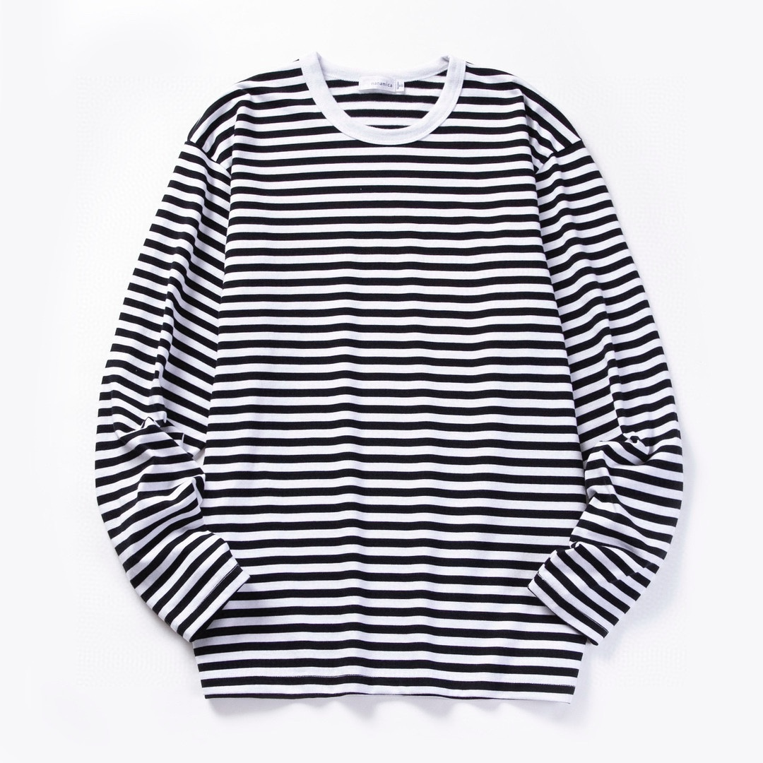 nanamica 條紋薄長袖 (4色)