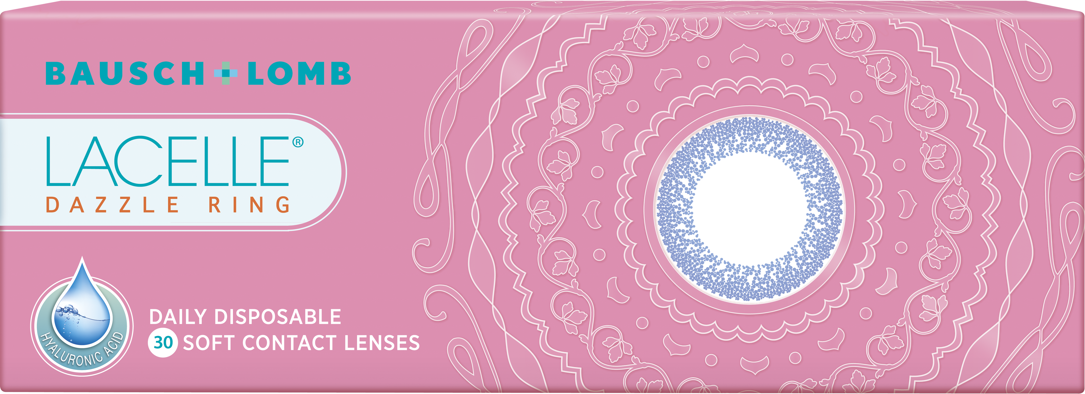[日拋] 博士倫Bausch+Lomb Lacelle Dazzle Ring 特大眼CON系列｜日拋彩妝隱形眼鏡｜每盒30片