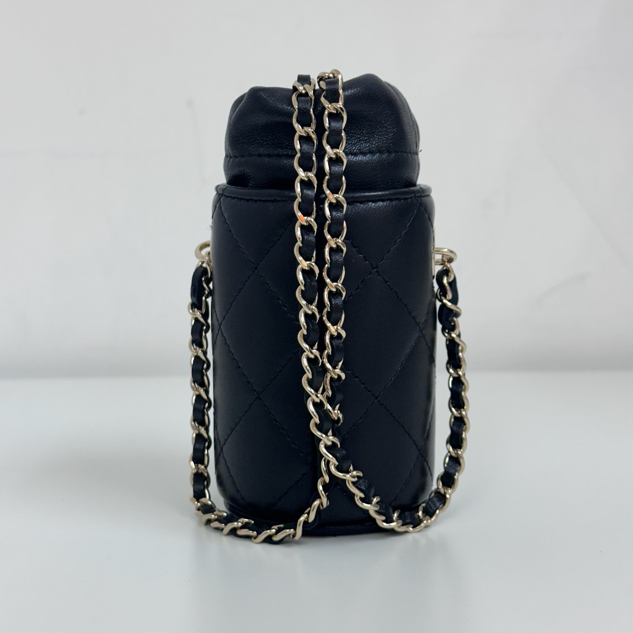 Chanel Mini Bucket Bag - Black / Ghw