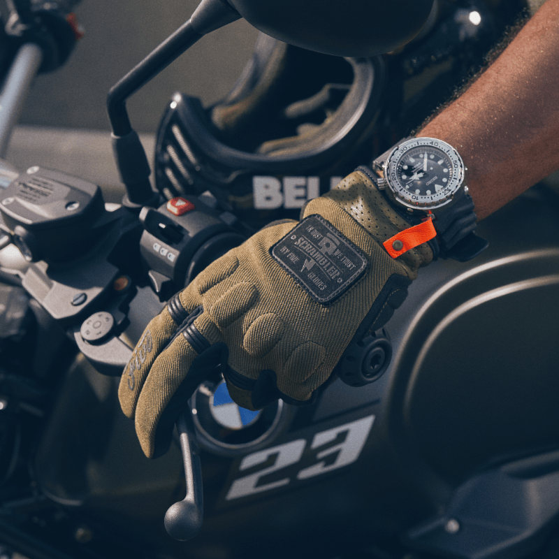 FIVE SCRAMBLER 復古標誌手套