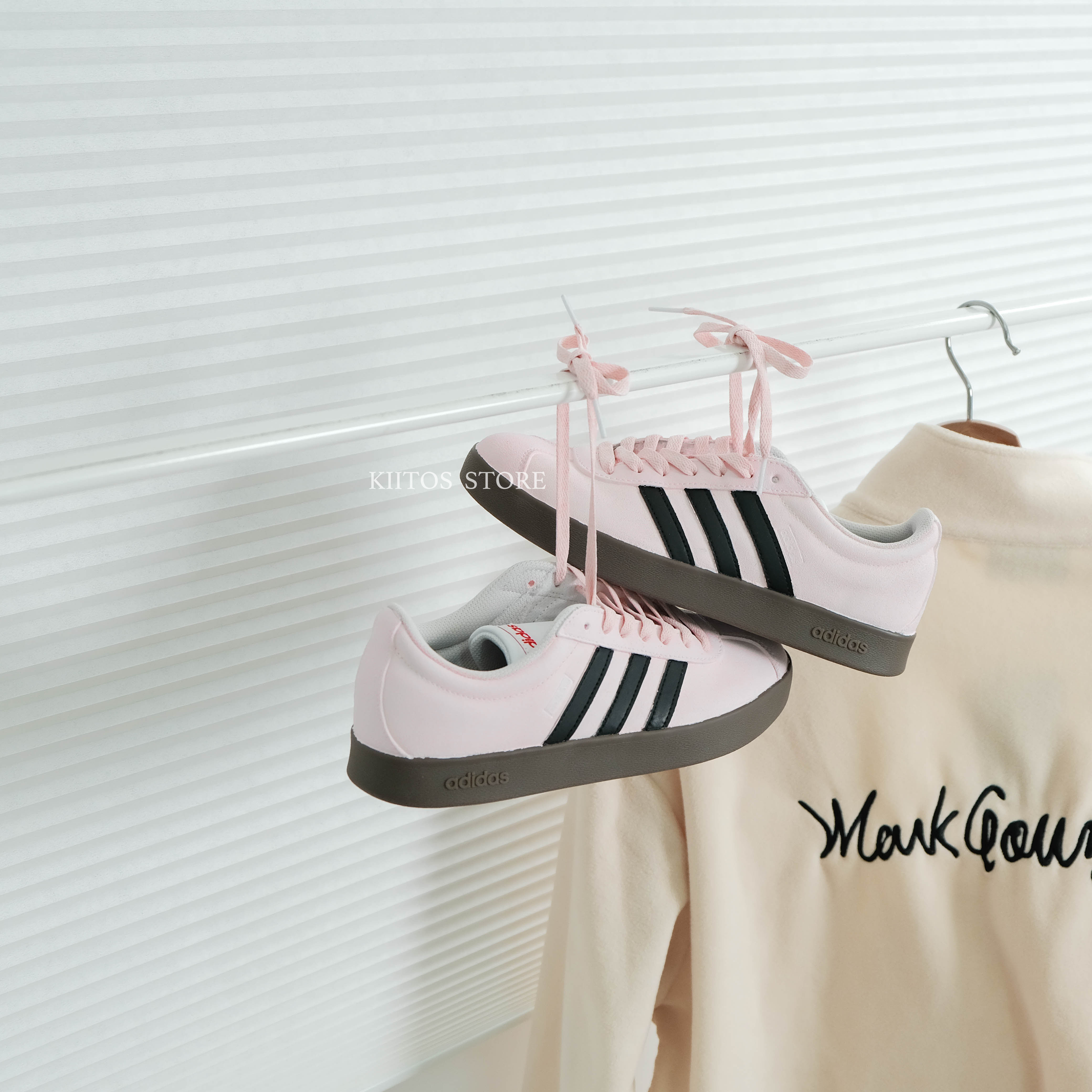 Adidas Neo VL Court 甜酷束戀 訂製款 芭蕾風