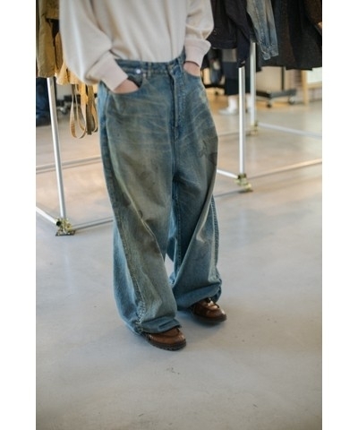 の*太様 refomed 24aw FRESH MAN DENIM WIDE P refomed - FRESH MAN DENIM WIDE PANTS / 2COLORS