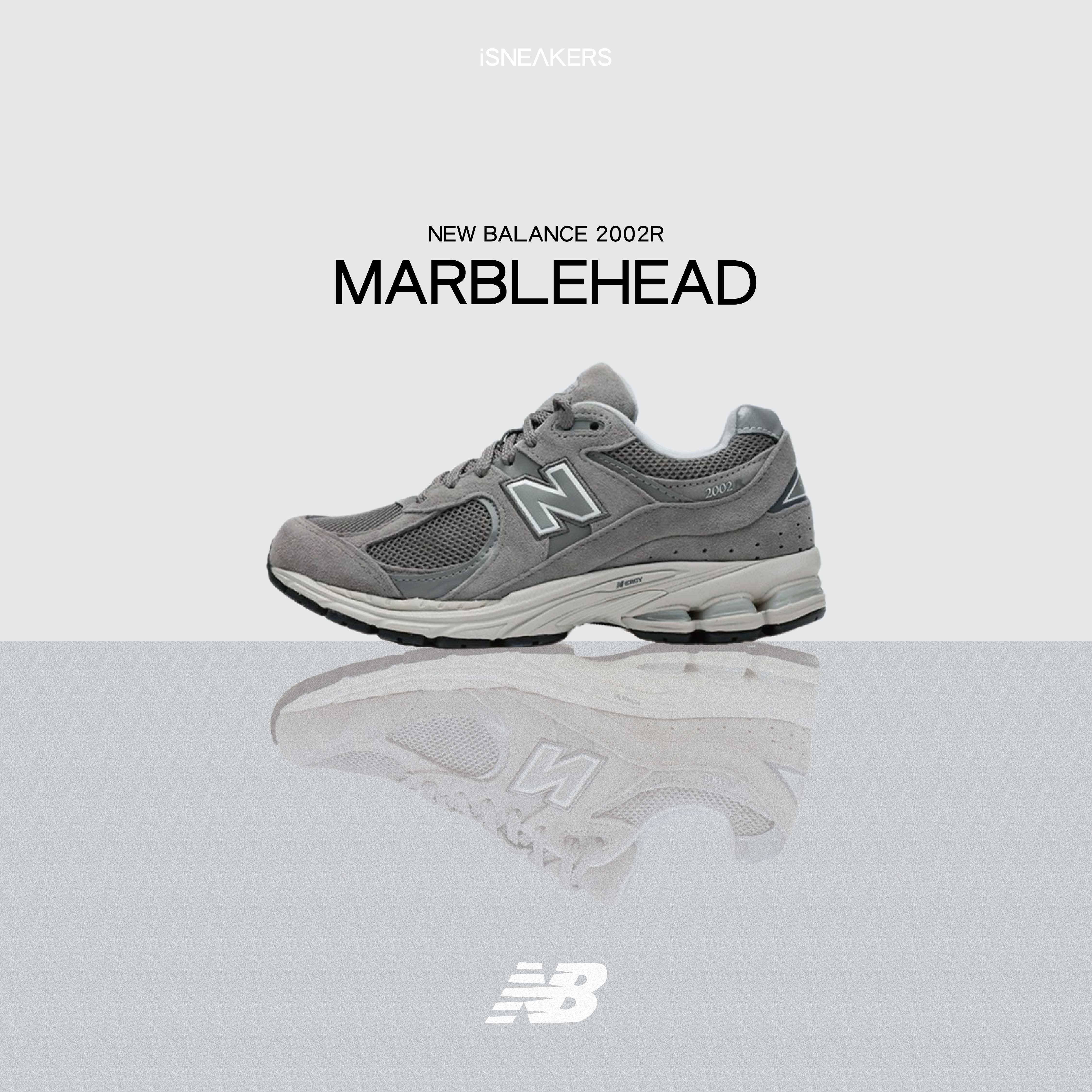 iSNEAKERS｜New Balance 2002R "Marblehead" 灰米色 ML2002RC