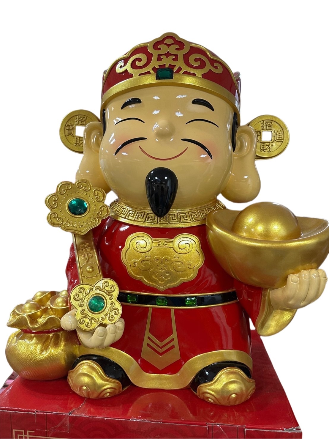 板橋院｜開運財神爺撲滿  兩款 (限自取)