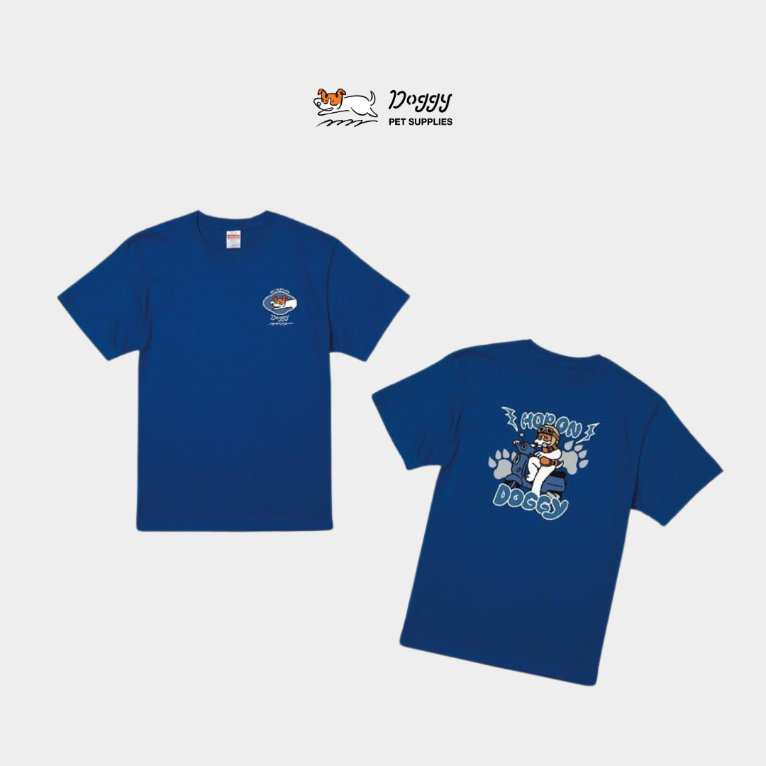 【 寵你超市 】萊西插畫短T-騎摩托車