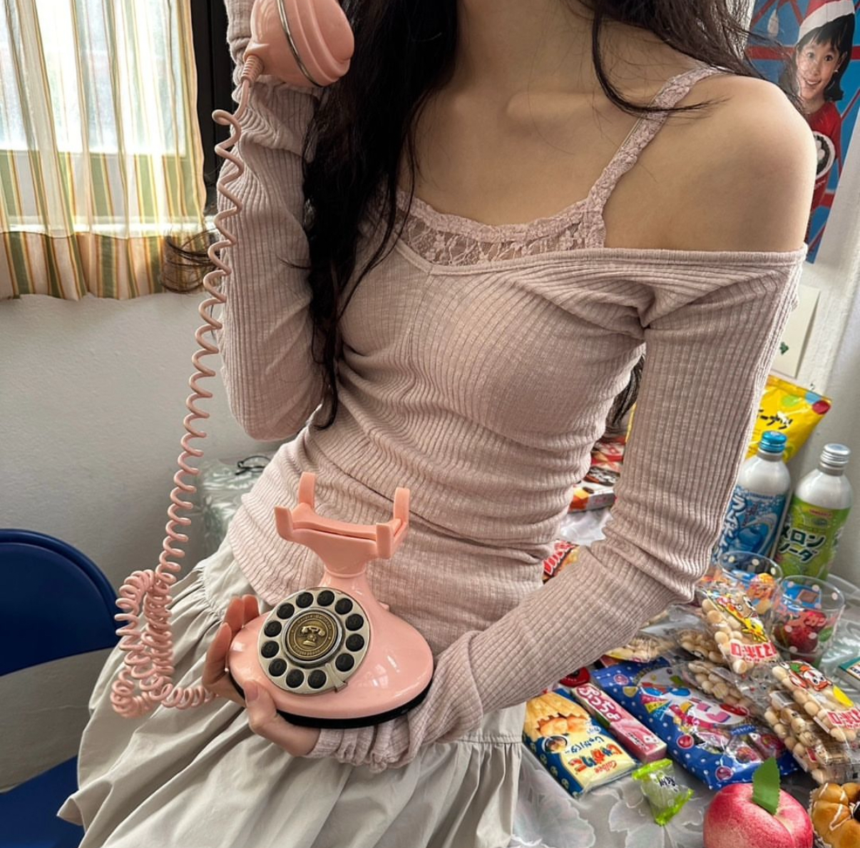 KR LESSO LACE TOP SET (3 COLORS)