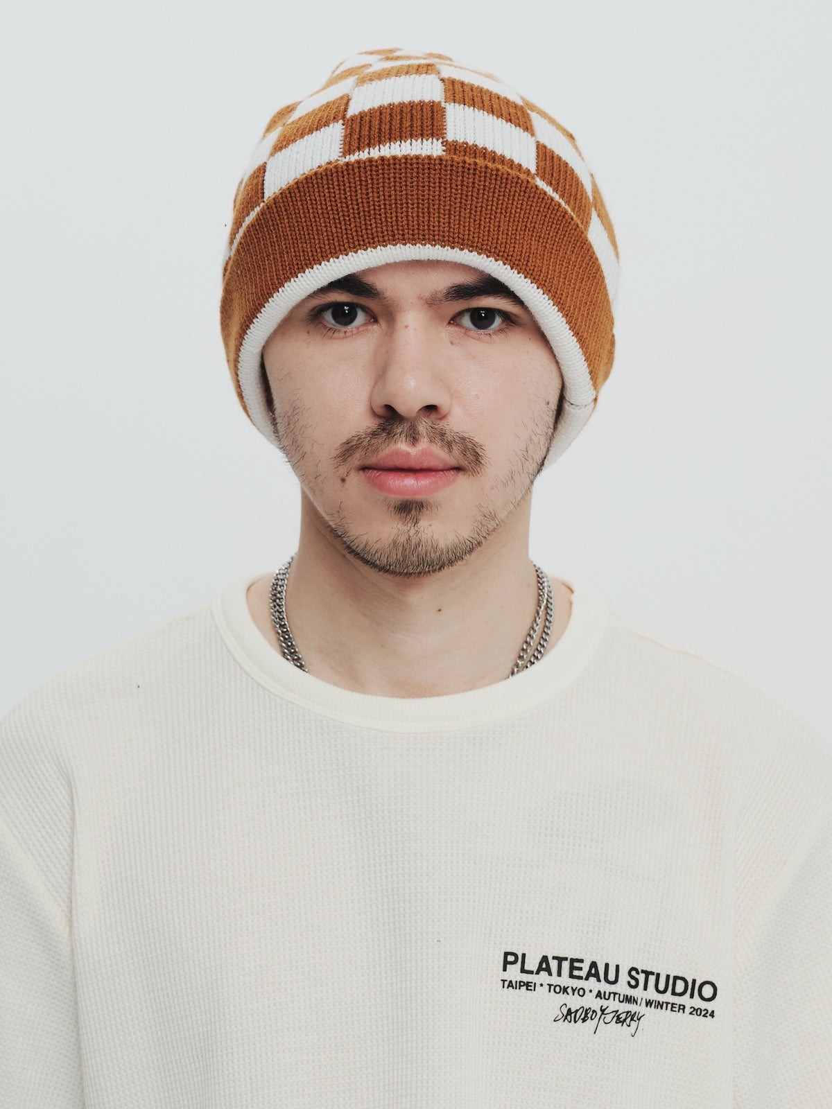 Plateau Check beanie