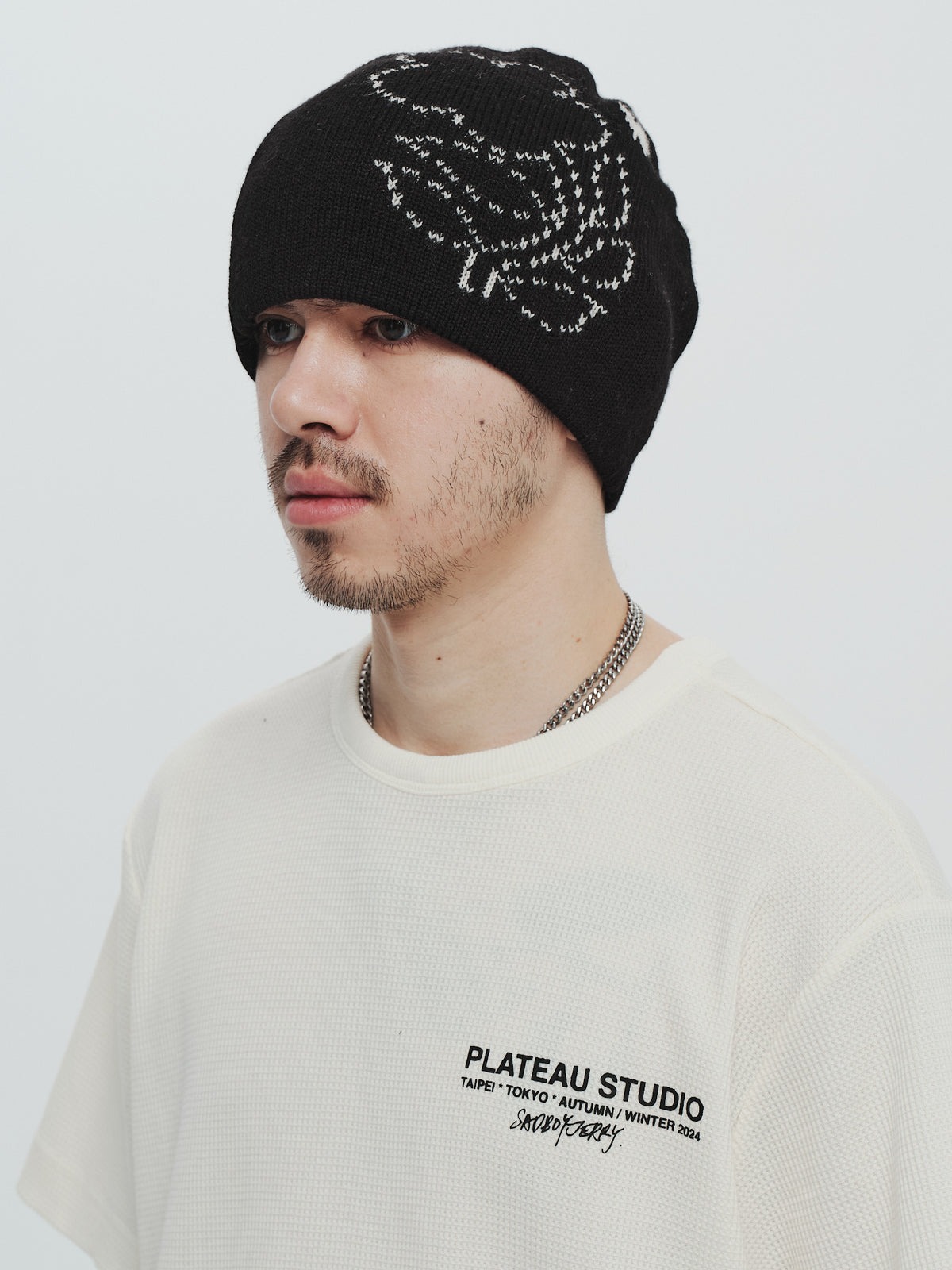 Plateau x SYU.Man floral beanie